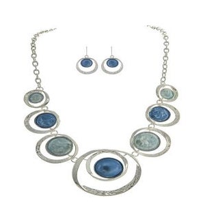 NECKLACESET/Blue Dot Special