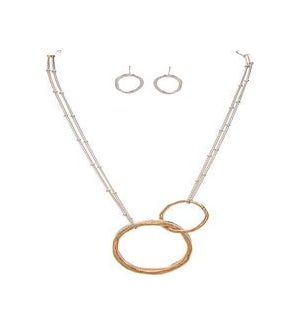 NECKLACESET/Connected Rings