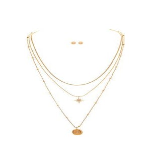NECKLACESET/Gold Celestial