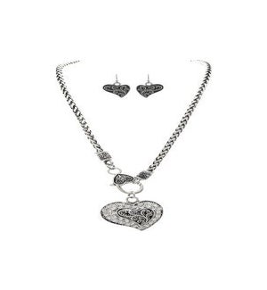 NECKLACESET/Heart Toggle
