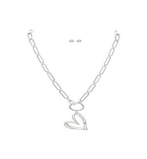 NECKLACESET/Toggle Heart