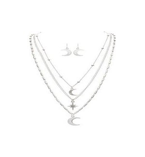 NECKLACESET/Moon & Star