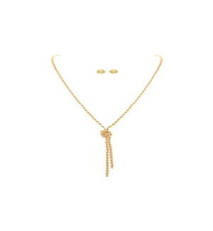 NECKLACESET/Gold Rope Chain