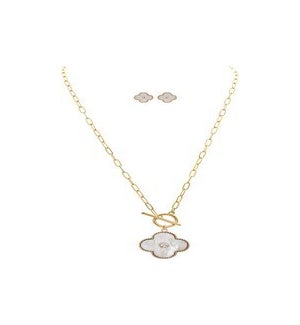 NECKLACESET/Gold Clover