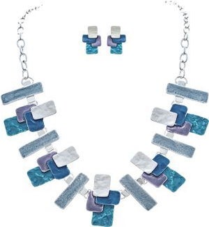 NECKLACESET/Layered Blocks
