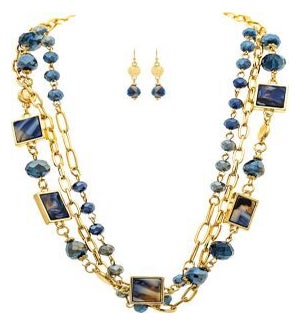 NECKLACESET/Squares Link