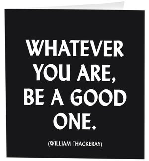 ED/be a good one
