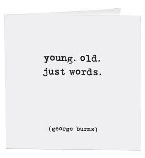 BD/young old just words