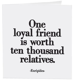 FR/one loyal friend