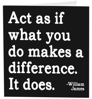 ED/act as if what you do