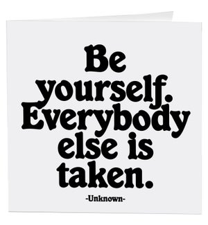 ED/be yourself.