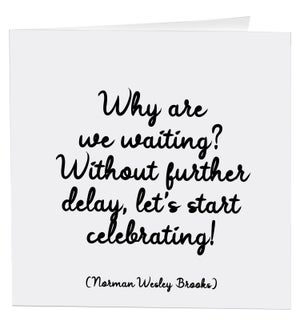 BD/why are we waiting