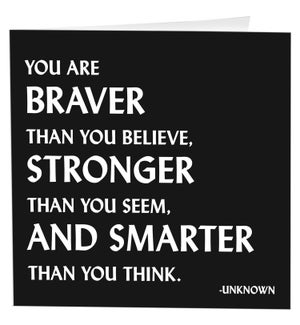 ED/braver, stronger, smarter