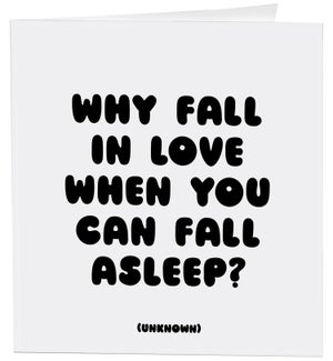 ED/why fall in love