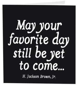 EN/May Your Favorite Day