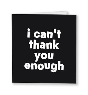 TY/Can't Thank You Enough