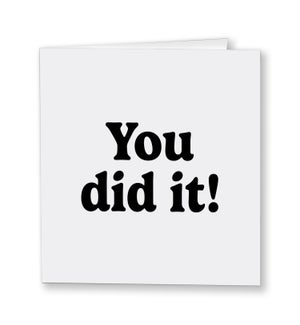 CO/You Did It!