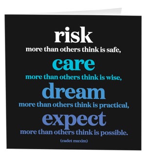 EN/risk. care. dream.