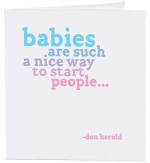NB/babies are such nice