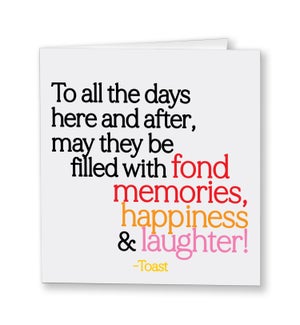 BD/To All The Days