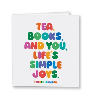 FR/Tea, Books, And You