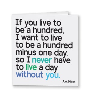 RO/Live To Be A Hundred