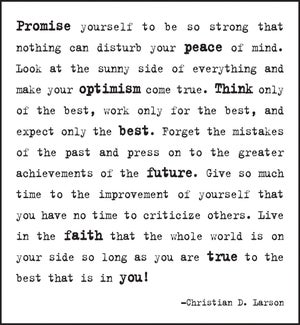 MAGNET/promise yourself