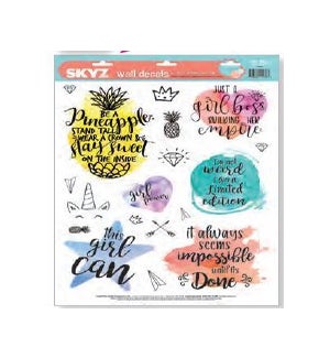 WALLDECAL/Perfectly Brave