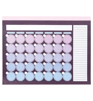 CALENDAR/Purple Desk Pad