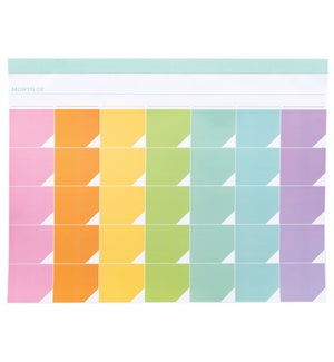 CALENDAR/Rainbow Desk Pad