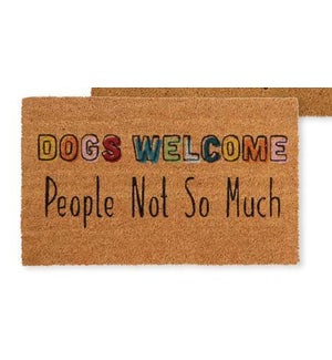 PET/Dogs Welcome Coir Mat