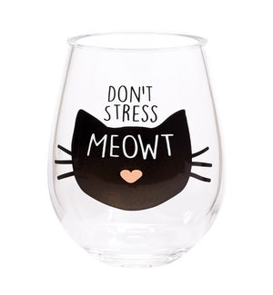 TUMBLER/Dont stress Meowt