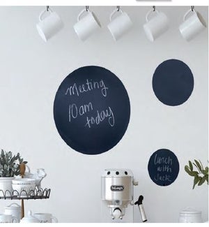 WALLDECAL/Chalkboard Circles