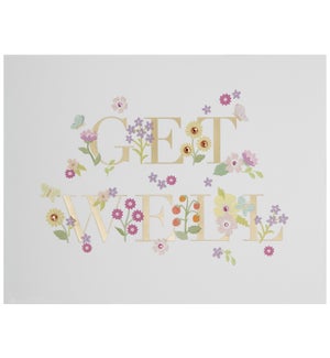 GW/Lettering With Flowers