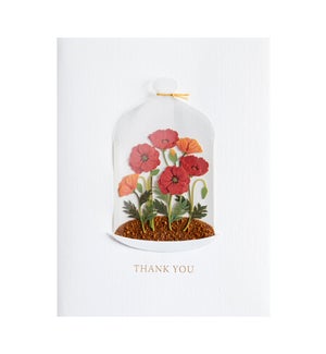 TY/Thank You Flowers In Cloche