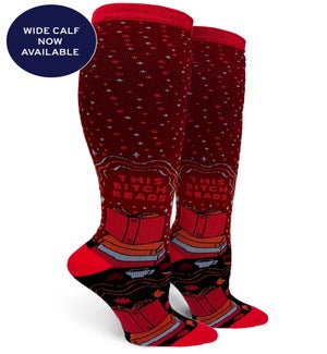 SOCKS/This Bitch Reads W