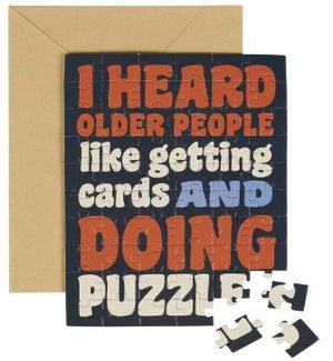 PUZZLECARD/Doing Puzzles