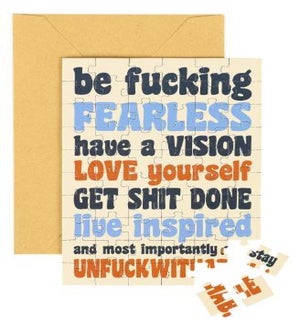 PUZZLECARD/Be Fearless