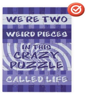 PUZZLECARD/We're Two Weird