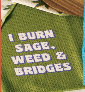 TOWEL/I Burn Sage & Weed