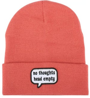 BEANIE/No Thoughts Head Empty