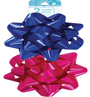 BOW/Jumbo - Blue & Fuchsia