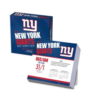 BOXCALENDAR/New York Giants