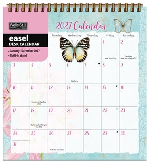 EASELDESKCAL//Butterflies