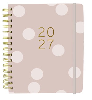 PLANNER/Taupe Dots
