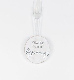 ORNAMENT/Welcome - 3"