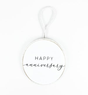 ORNAMENT/Happy Anniversary -5"