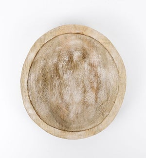 TRAY/Round Mango Wood - 16"