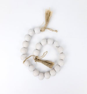 GARLAND/Wood Bead - 24"