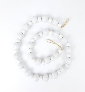 GARLAND/Wood Bead - 32"